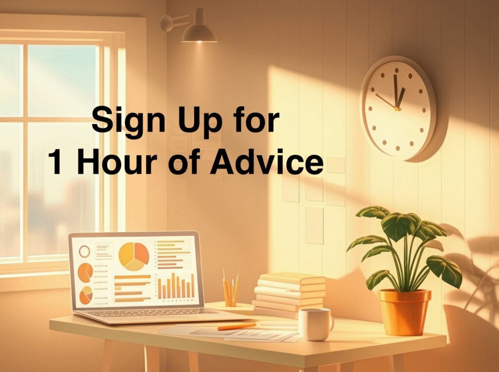 One hour of advice desk image